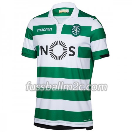 Fußballtrikots Sporting Lissabon Heim Trikotsatz 2018-2019
